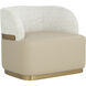 Brinda Napa Beige / Hailey Moon Swivel Lounge Chair